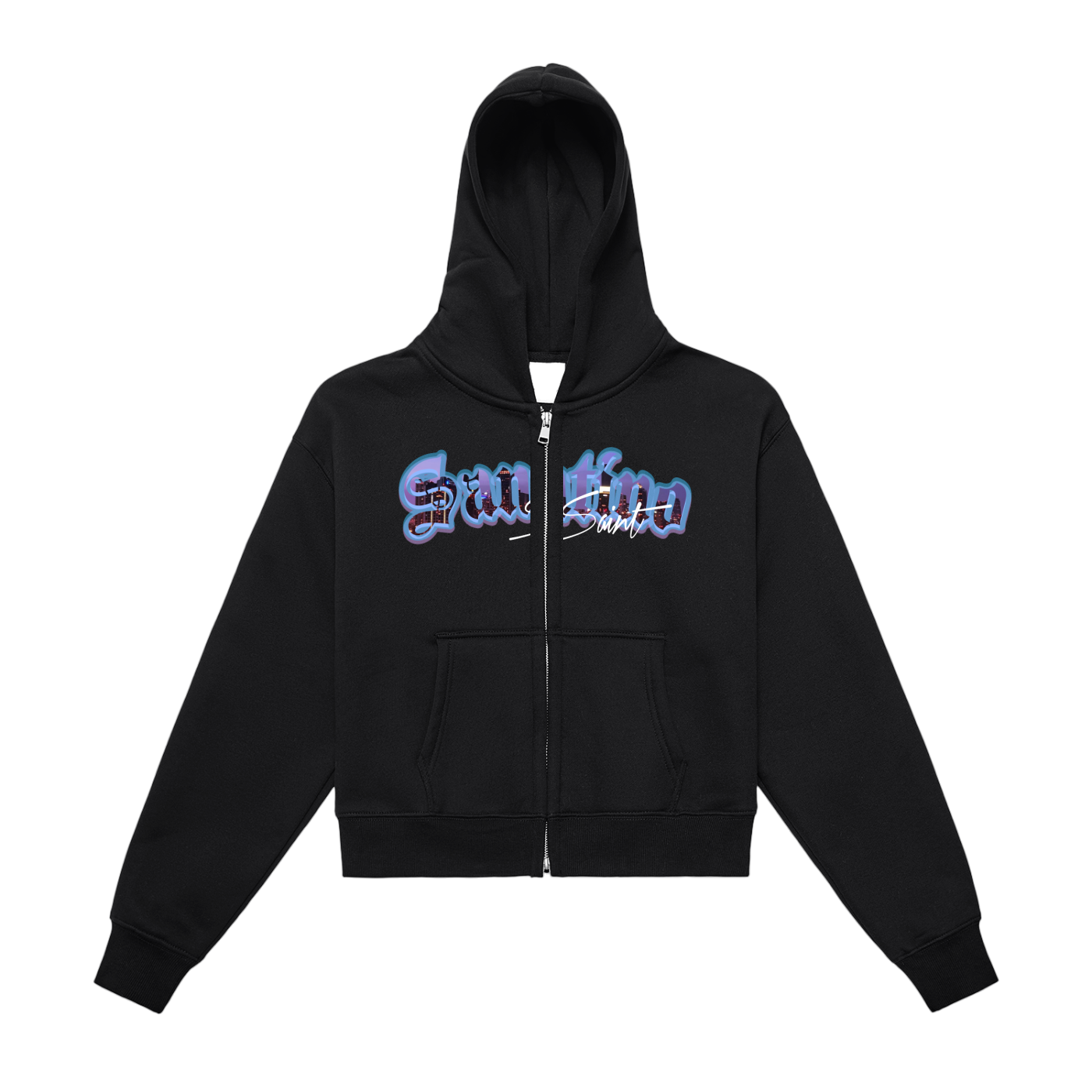 Ssaint - โ The Deal ๐ธโ women Zip-Up Cropped Hoodie