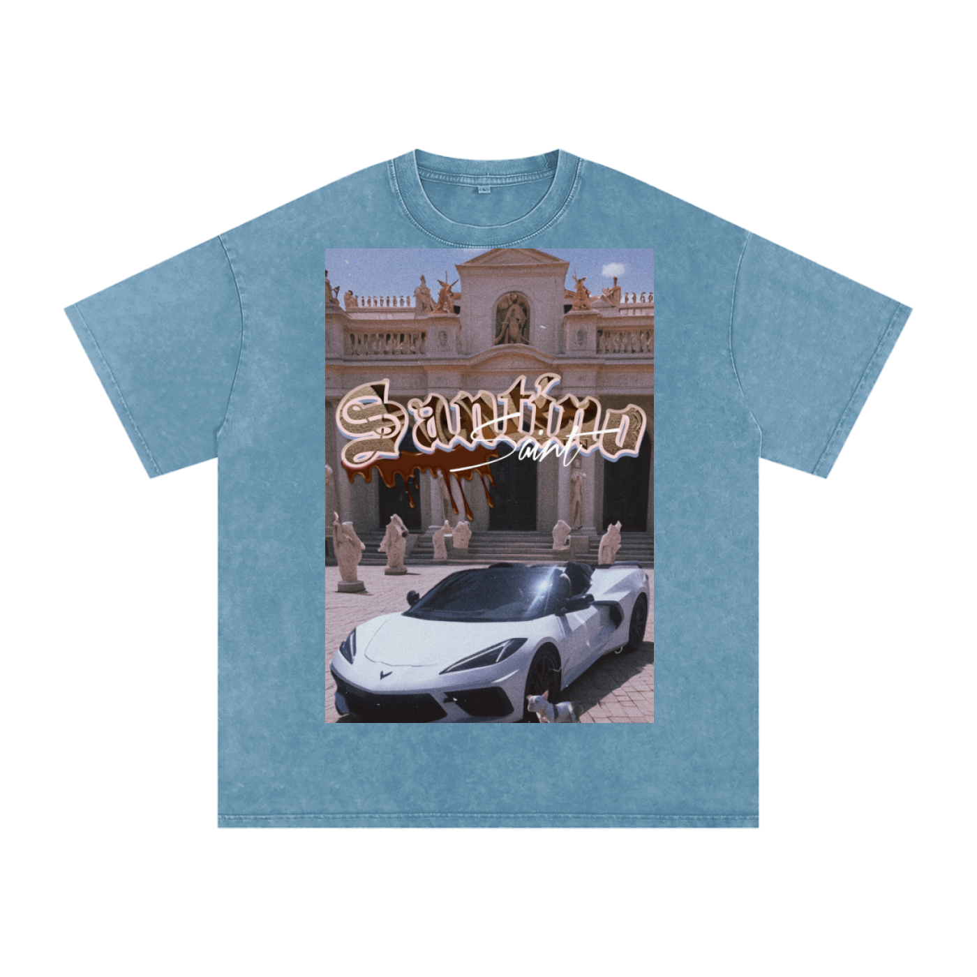 Ssaint - “The land of legend 🏰”Vintage oversized T-Shirt