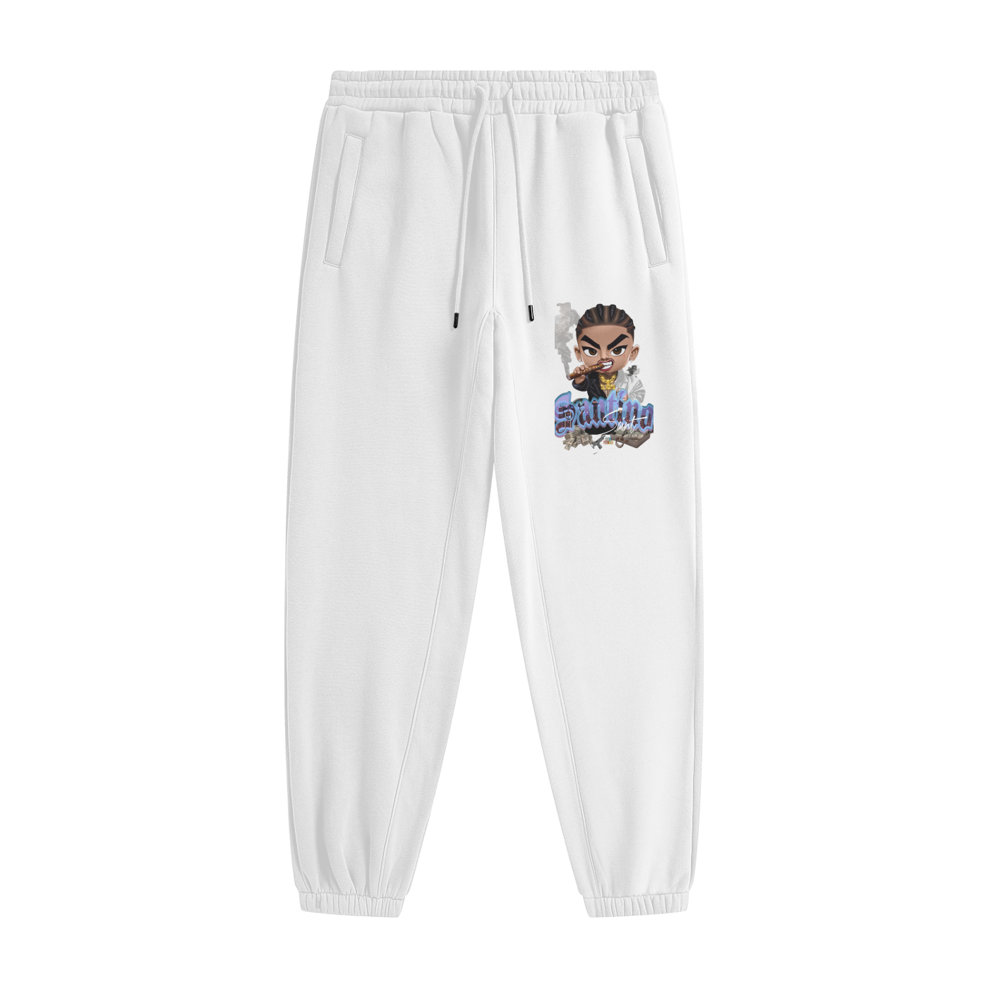 Ssaint - “The deal 💸” Streetwear Unisex Fleece Joggers