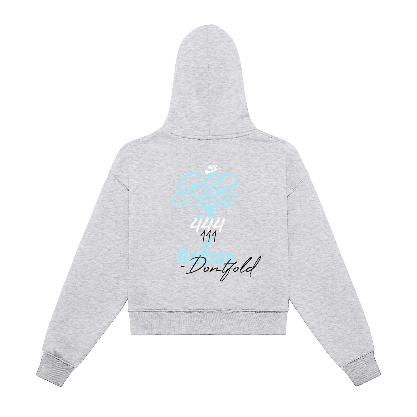 Ssaint x Nike (limited edition) Fleeced Zip-Up Cropped Hoodie