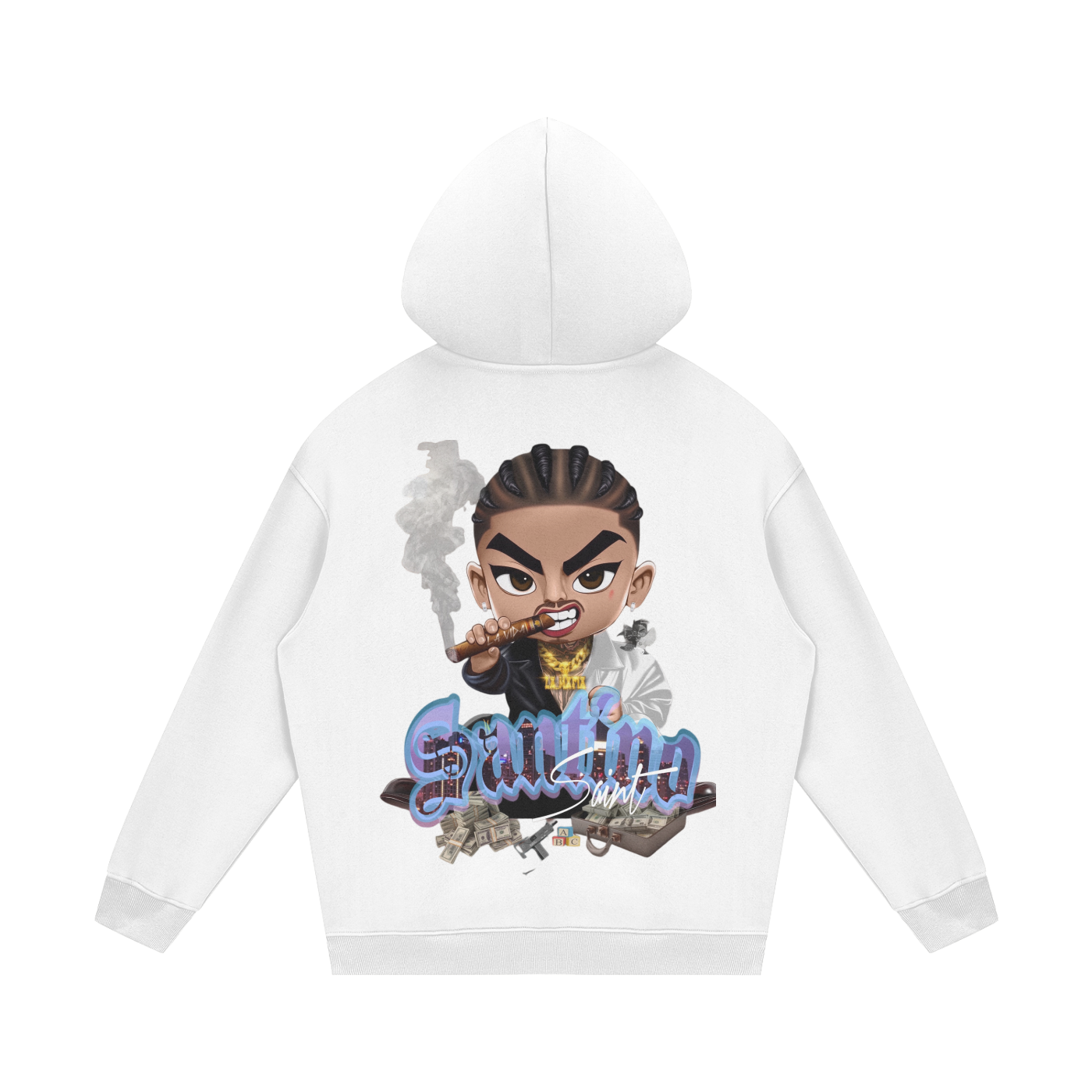 Ssaint - “The deal 💸” Streetwear Unisex Fleece Hoodie