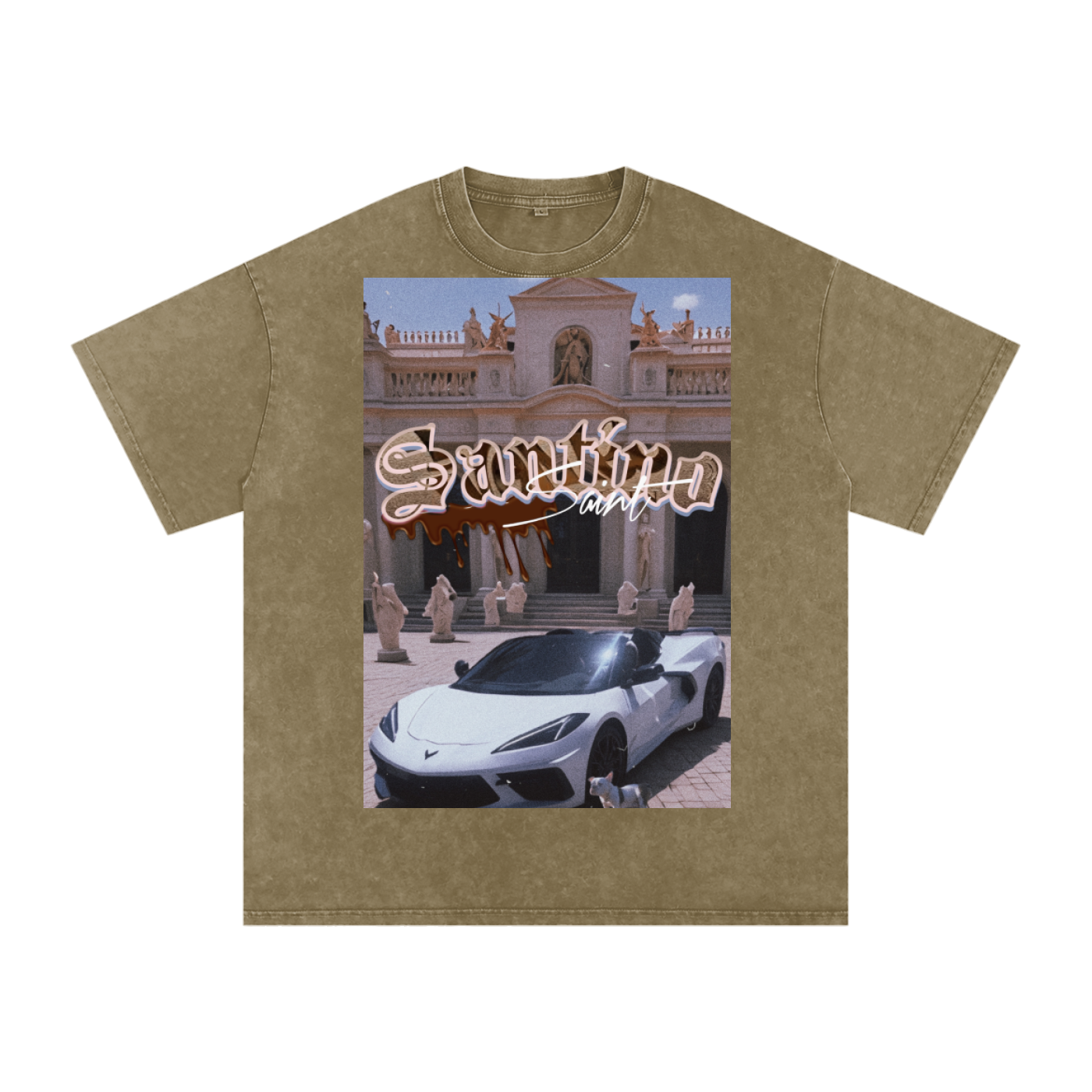 Ssaint - “The land of legend 🏰”Vintage oversized T-Shirt