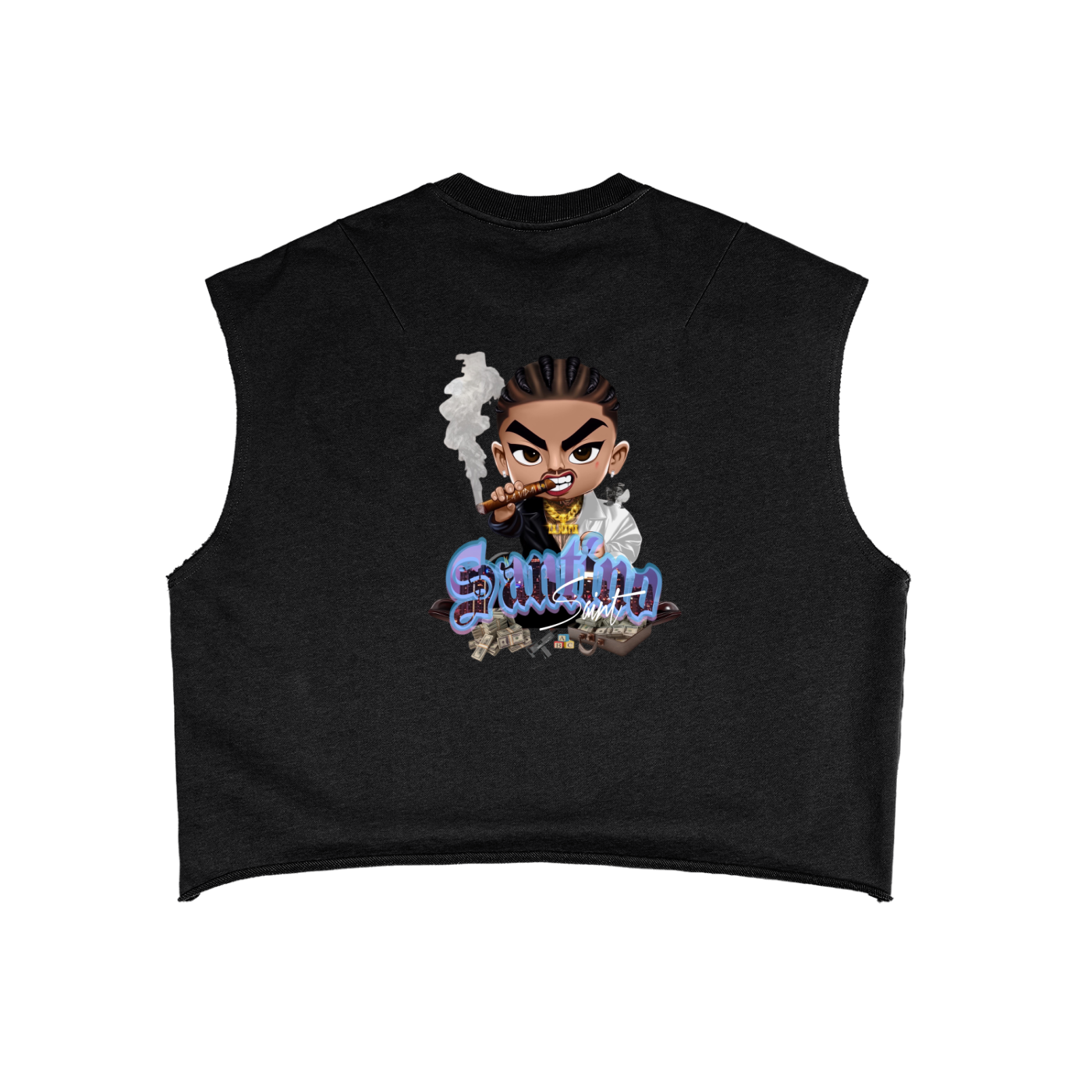 Ssaint - “The deal 💸” French Terry Boxy Tank Top