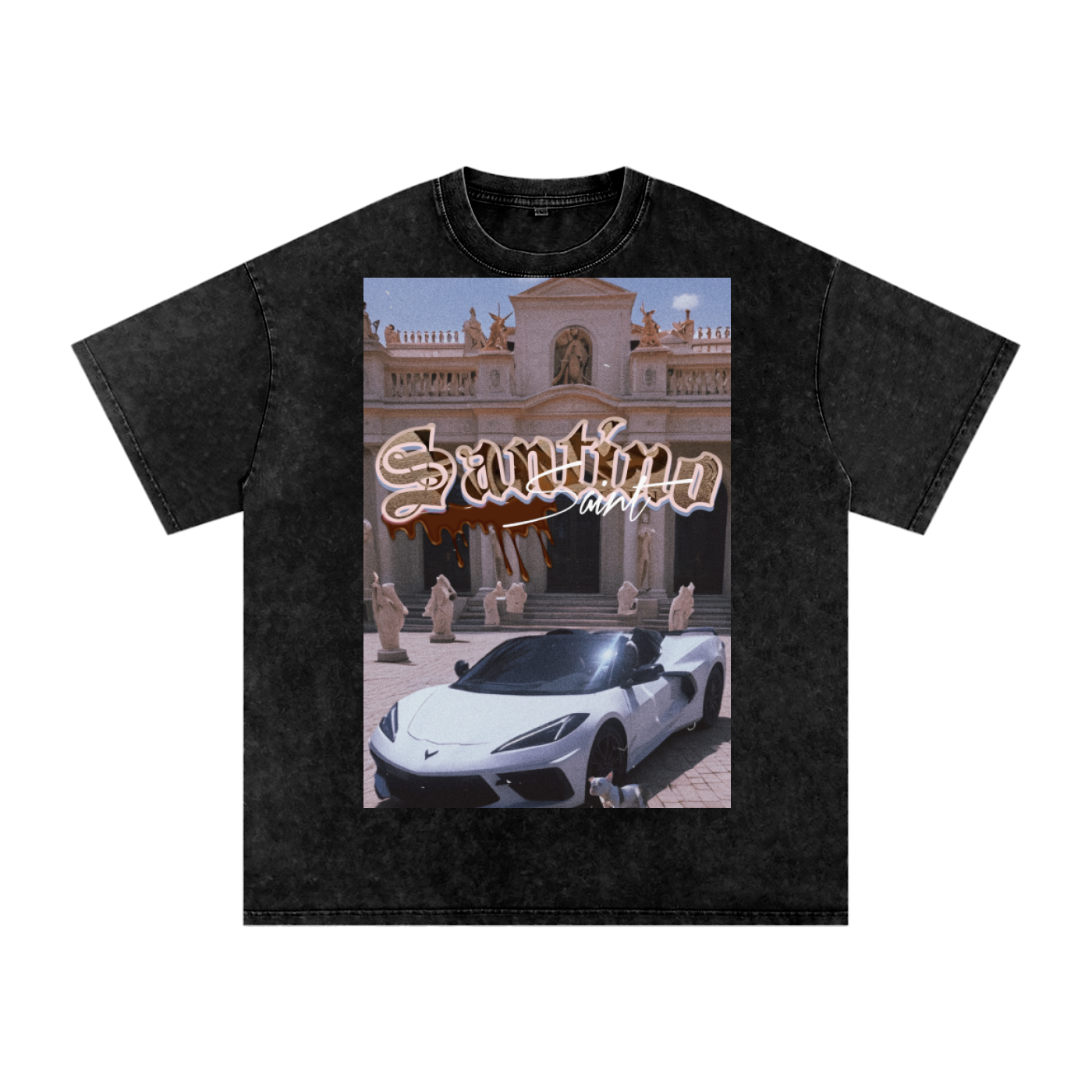 Ssaint - “The land of legend 🏰”Vintage oversized T-Shirt