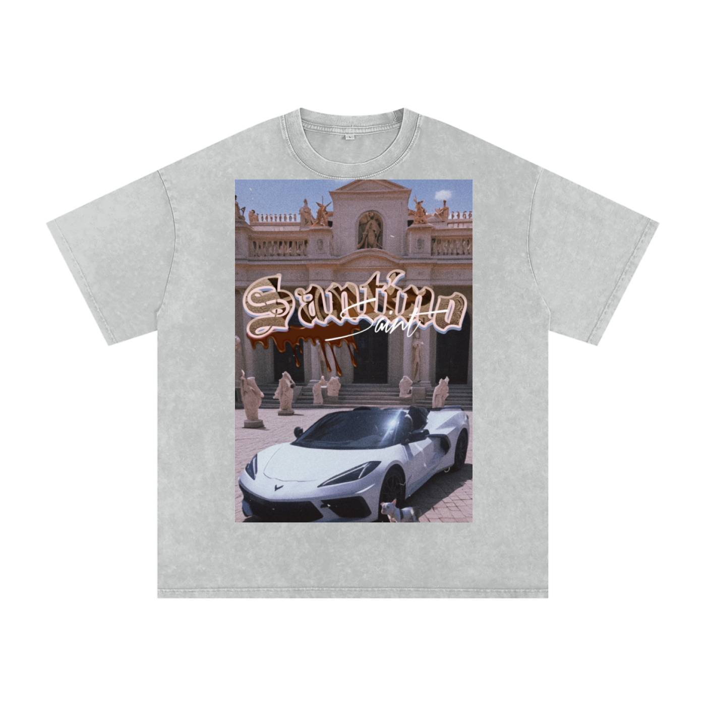 Ssaint - “The land of legend 🏰”Vintage oversized T-Shirt