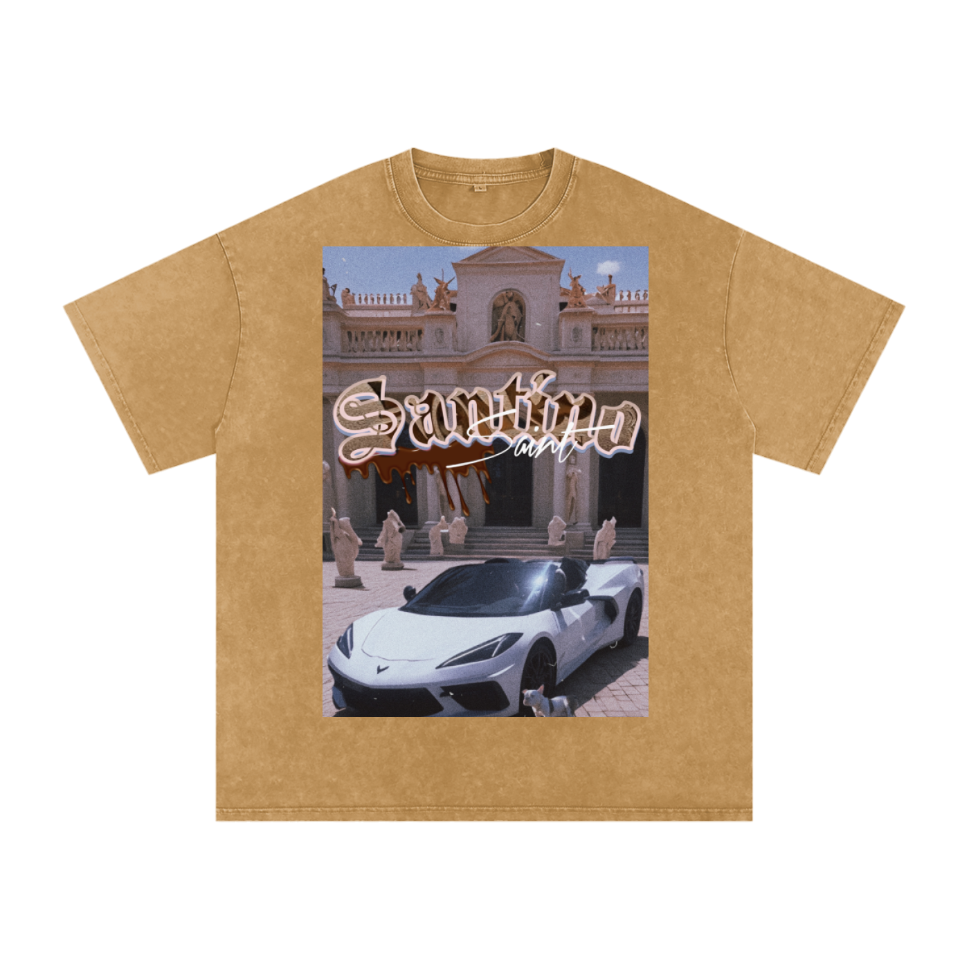 Ssaint - “The land of legend 🏰”Vintage oversized T-Shirt