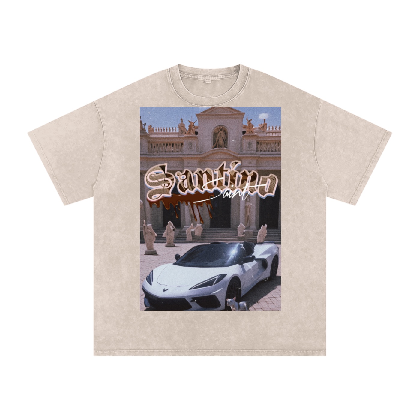 Ssaint - “The land of legend 🏰”Vintage oversized T-Shirt