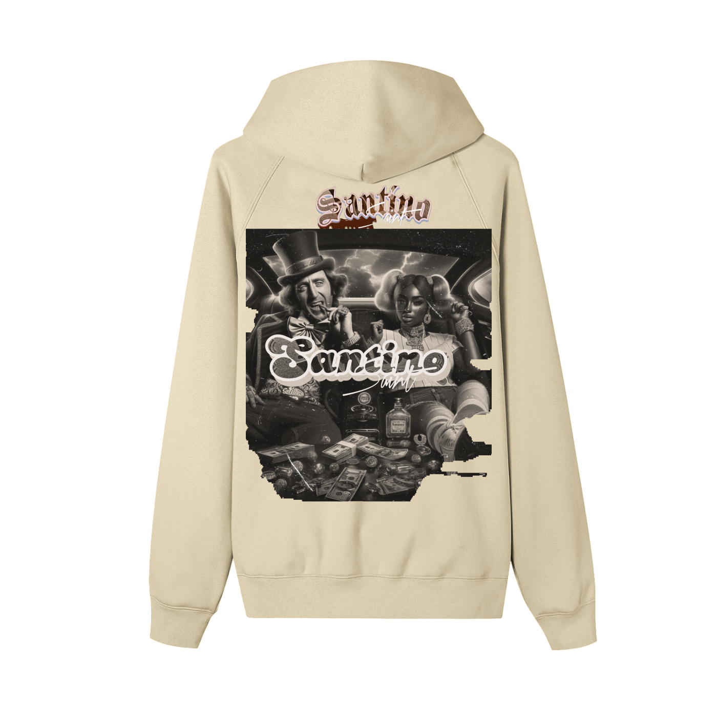 Ssaint - “Golden ticket” Essential Zip-up Hoodie