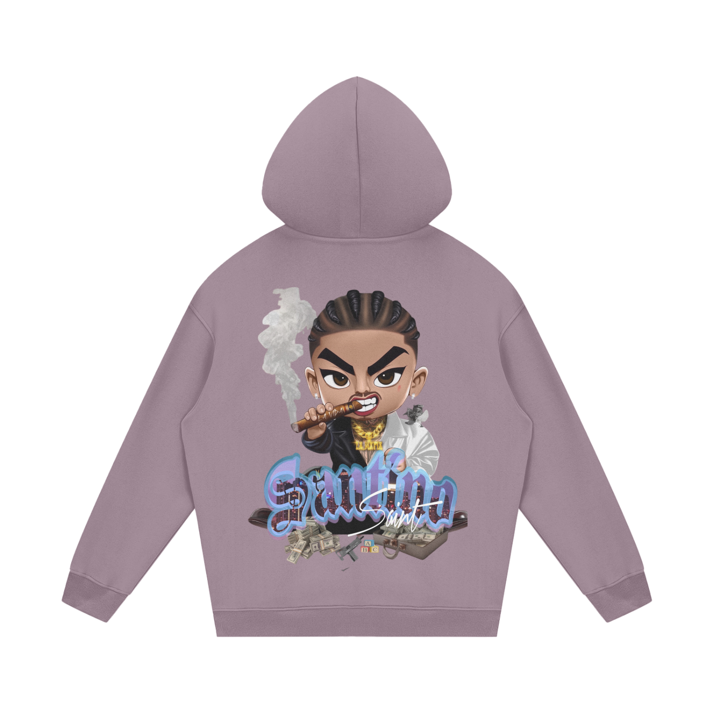 Ssaint - “The deal 💸” Streetwear Unisex Fleece Hoodie