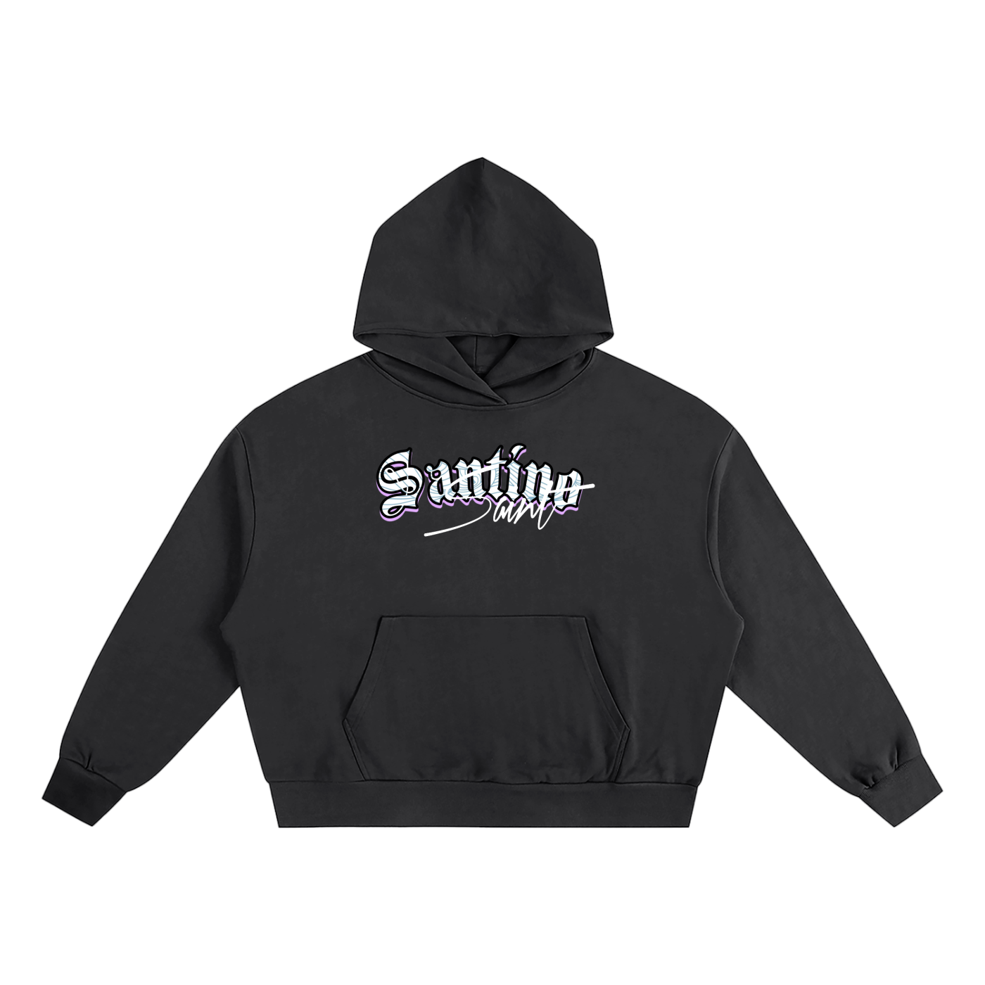 Ssaint - (God will tell you bout me) Boxy Oversized Hoodie
