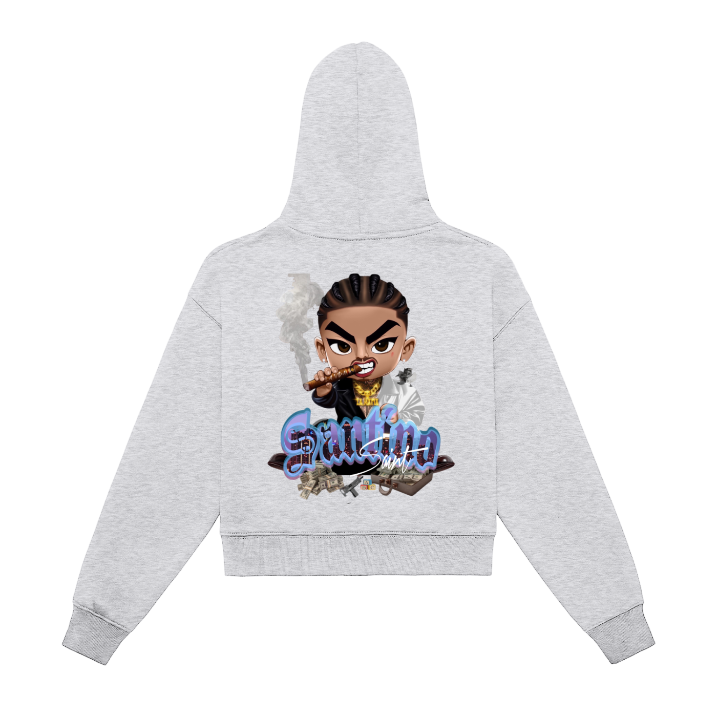 Ssaint - โ The Deal ๐ธโ women Zip-Up Cropped Hoodie