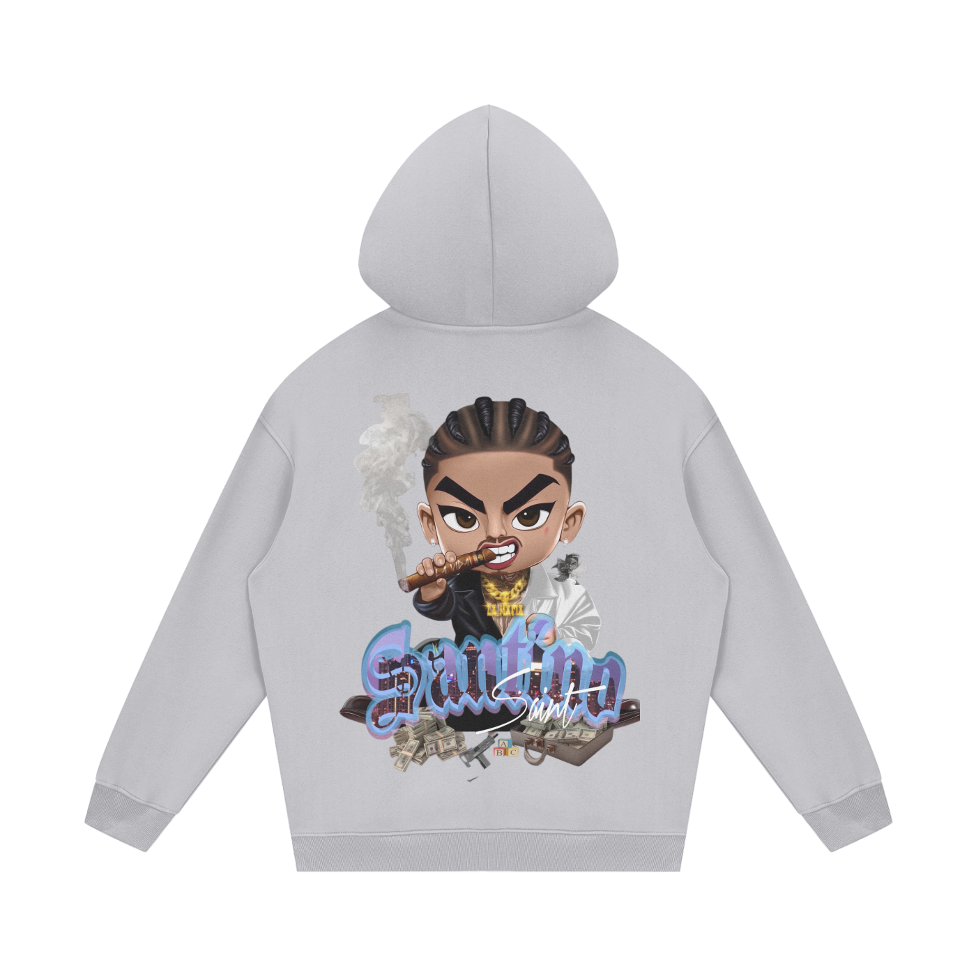 Ssaint - “The deal 💸” Streetwear Unisex Fleece Hoodie