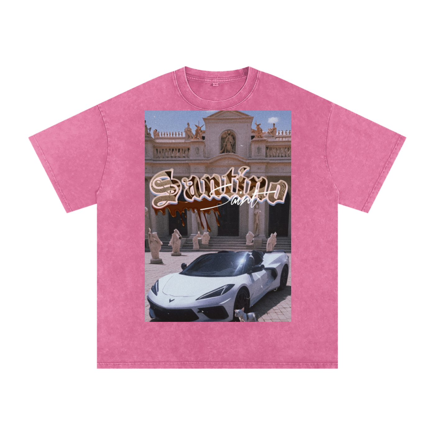 Ssaint - “The land of legend 🏰”Vintage oversized T-Shirt