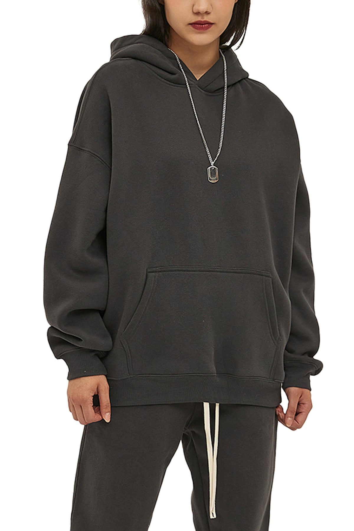Ssaint - Oversize Fleeced Hoodie